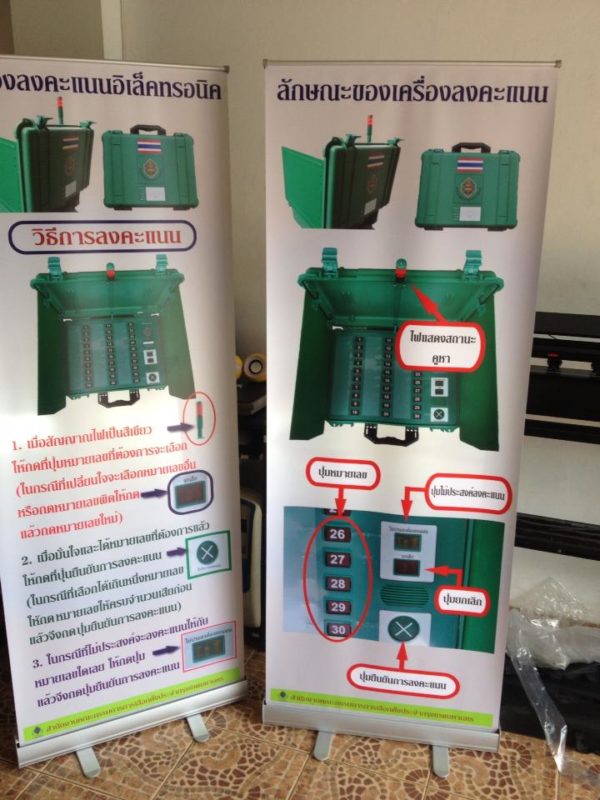 ป้ายโรลอัพ Roll Up รับทำโรลอัพ ราคาถูก l RedFox-Printing